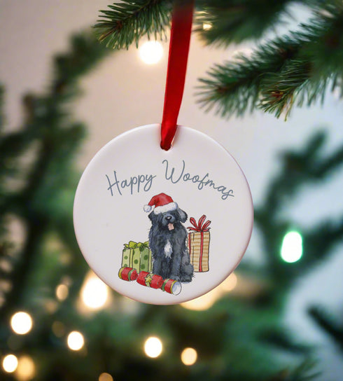 Newfoundland Ceramic Circle Decoration